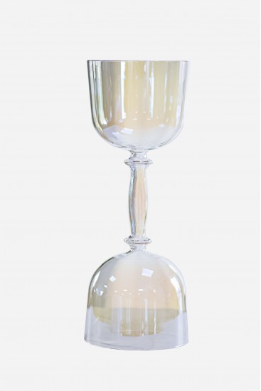 Alliance - Double bols de cristal thérapeutique irisé