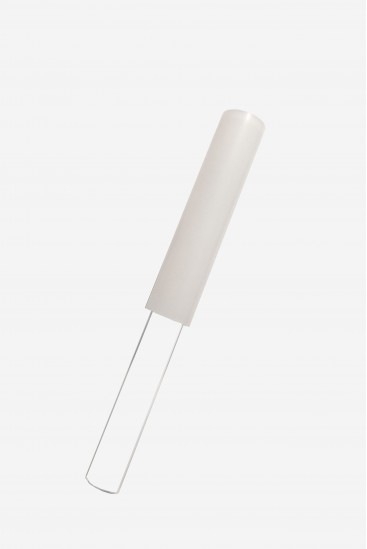 maillet Bol de cristal 432 Hz blanc givré