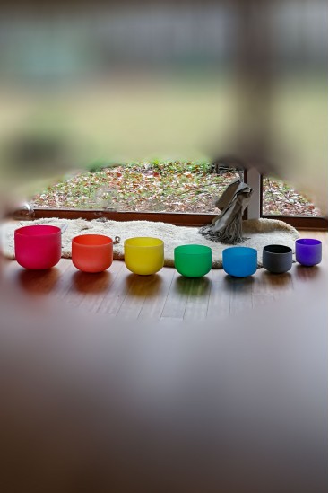 Kristallen klankschaal meditatie 7 chakra's
