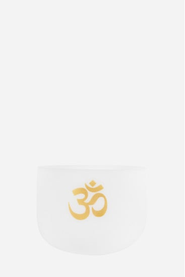 OM 432 Hz barvna kristalna posoda 30 cm – Cristal Vibrasons