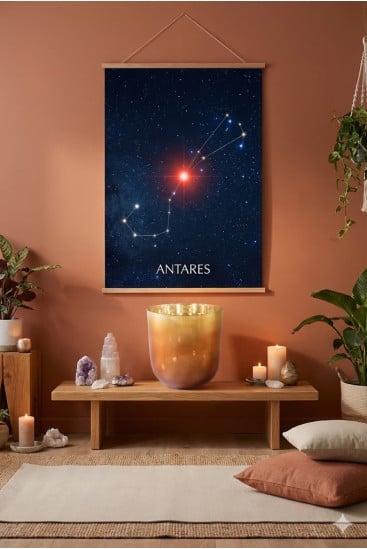 Syngeskål Antares oransje 432 Hz – Krystall Vibrasons