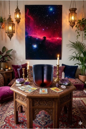 432 Hz Black Star Crystal Bowl – Cristal Vibrasons