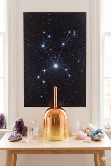 Arcturus oransje krystallbolle 432 Hz – Cristal Vibrasons