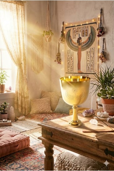 Calice Isis Netjereth 432 Hz i krystall – Krystall Vibrasons