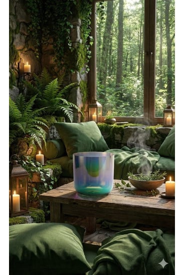 Generatie Waterman - Zingende kom - BOSGROEN Alchemie - 432 Hz - Kristal Vibrasons