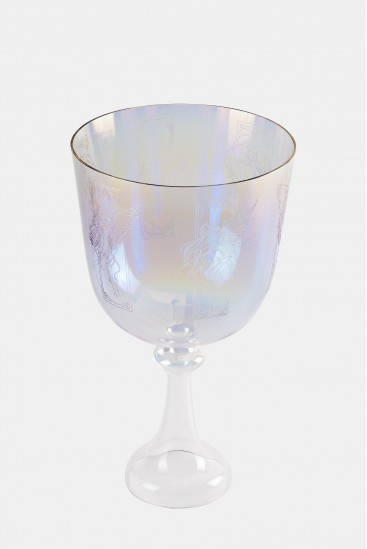 Elvish - Crystal Singing Chalice - Rainbow iridescence - Art print