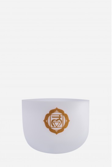 Bol chantant givré pour le chakra sacré, note RÉ