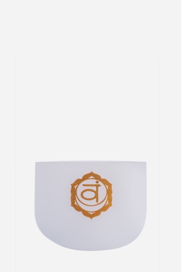 Bol de cristal harmonisant le chakra solaire, note MI
