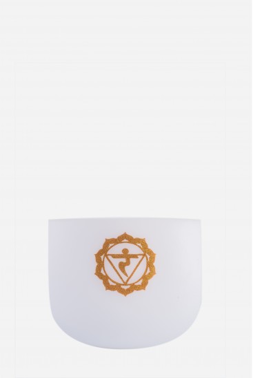 Bol chantant en quartz pour le chakra du cœur, note FA