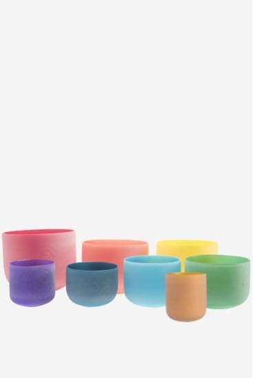 chakras set bols de cristal