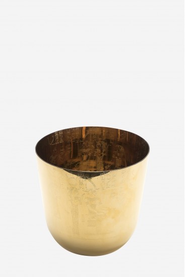 nave di cristallo con oro
