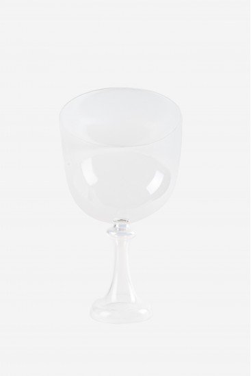 432 hertz - Transparent Chalice Clear Sensitive - Singing Crystal Bowl