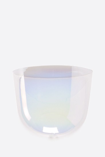 Elwisch-irisierende Kristall-bowl Cristal Vibrasons