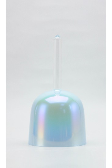 Génération Verseau - Bol avec manche - Bleu nacré  - 432 Hz - Bol de cristal chantant
