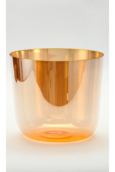 Generación Acuario - Cuenco Cantor de Cristal - Alquimia Ocre Dorado - 432 Hz - Cristal Vibrasons