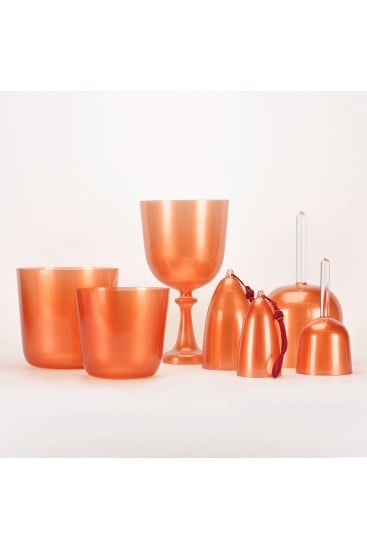 Oransje perlemorskål Generasjon Vannmannen 432 Hz – Cristal Vibrasons