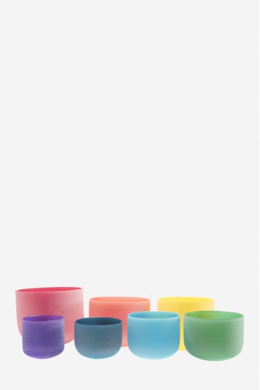 440 Hz Symphony Chakra Set - 7 or 8 Crystal Singing Bowls