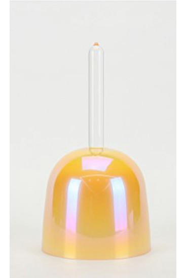 Generación Acuario - Cuenco de Cristal con Asa - Amarillo Alquimia - 432 Hz - Cristal Vibrasons