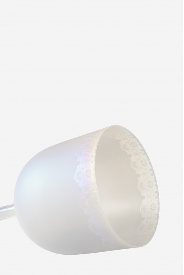 Kristalline Perle - Schale mit singendem Kristallgriff - Kunstdruck -