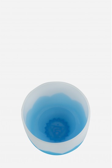 Cuenco de cristal - Loto azul - Cristal Vibrasons