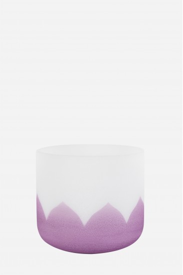 Cuenco de cristal - Loto púrpura - Cristal Vibrasons