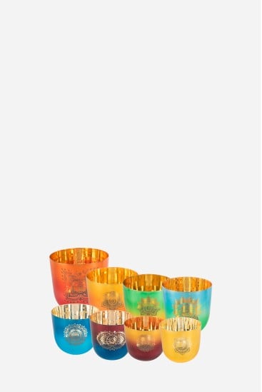 chakras set - bols de cristal