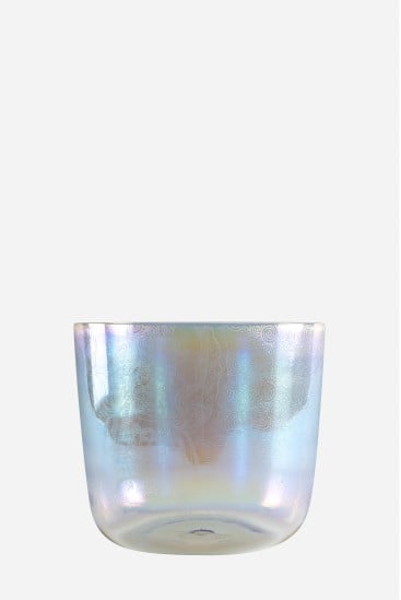 Engraved crystal singing bowl Buddha | Cristal Vibrasons