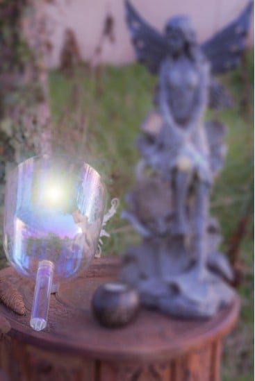 bol de cristal lumière