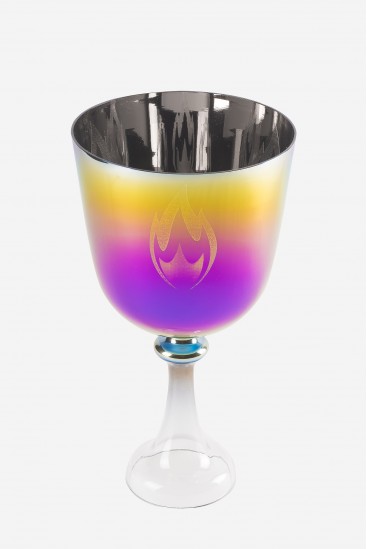 Pink Flame 440 or 432 Hz - Crystal Singing Bowl - Chalice