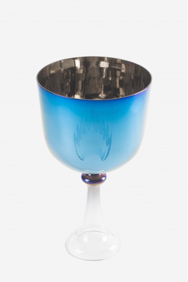Llama Sagrada Azul - Cáliz - Cuenco Cantor de Cristal